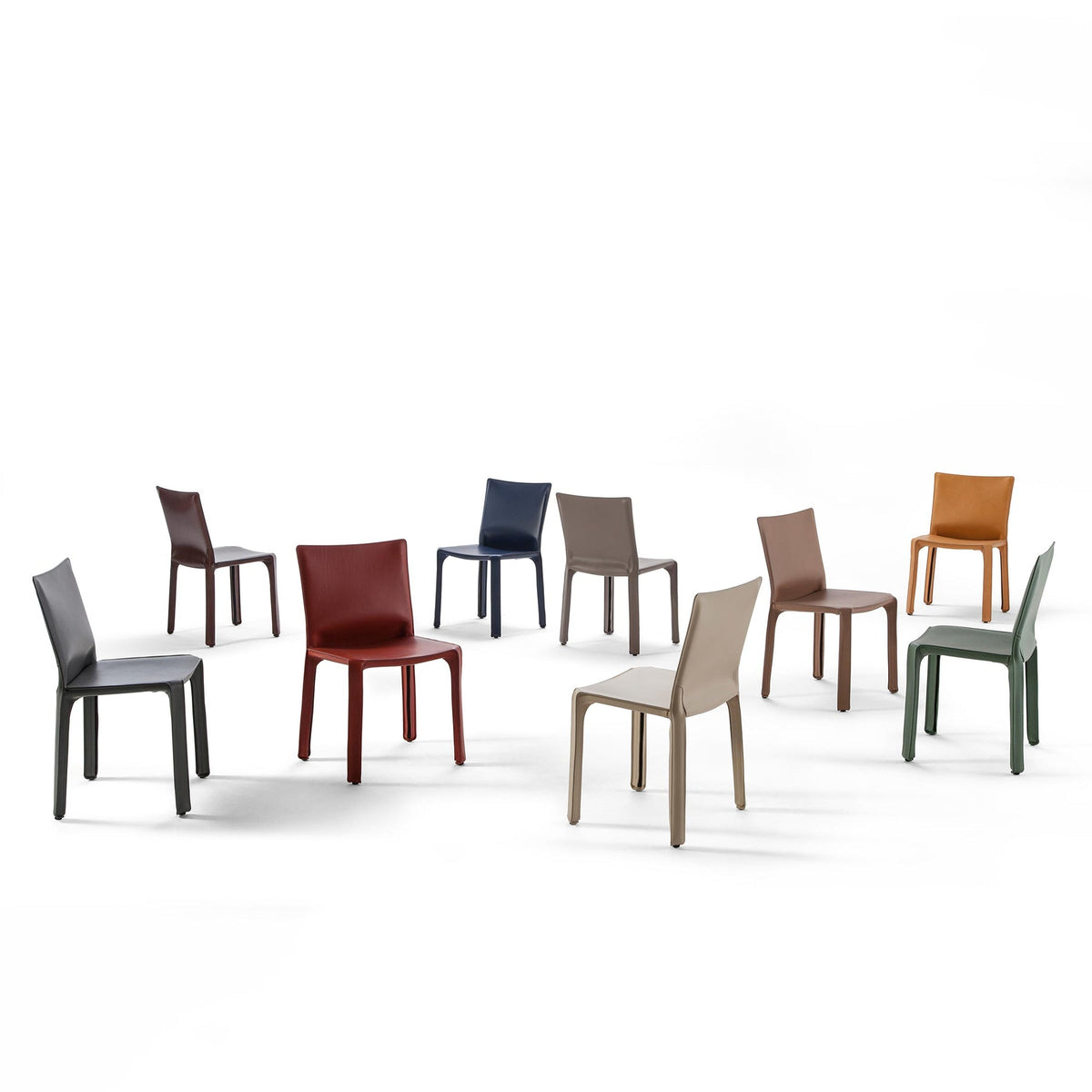 Chaise CAB 412 par Mario Bellin - Cassina-Beige-The Woods Gallery