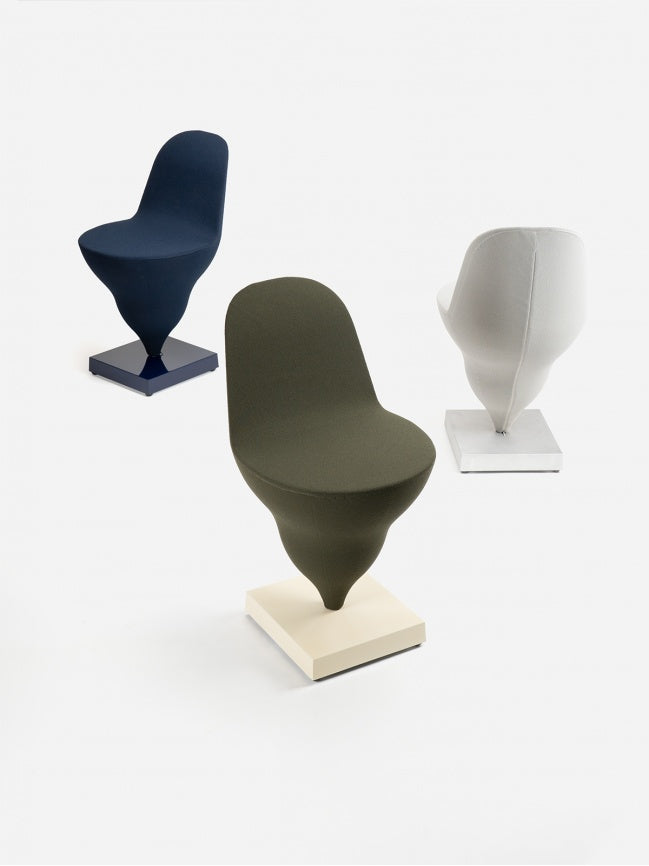 Chaise Gelato Licorice de Jean-Baptiste Fastrez - Moustache-Navy-The Woods Gallery