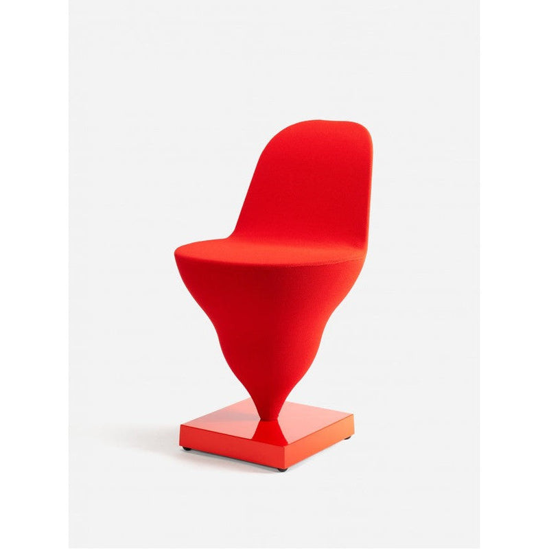 Chaise Gelato Rouge de Jean-Baptiste Fastrez - Moustache-Socle Rouge-The Woods Gallery