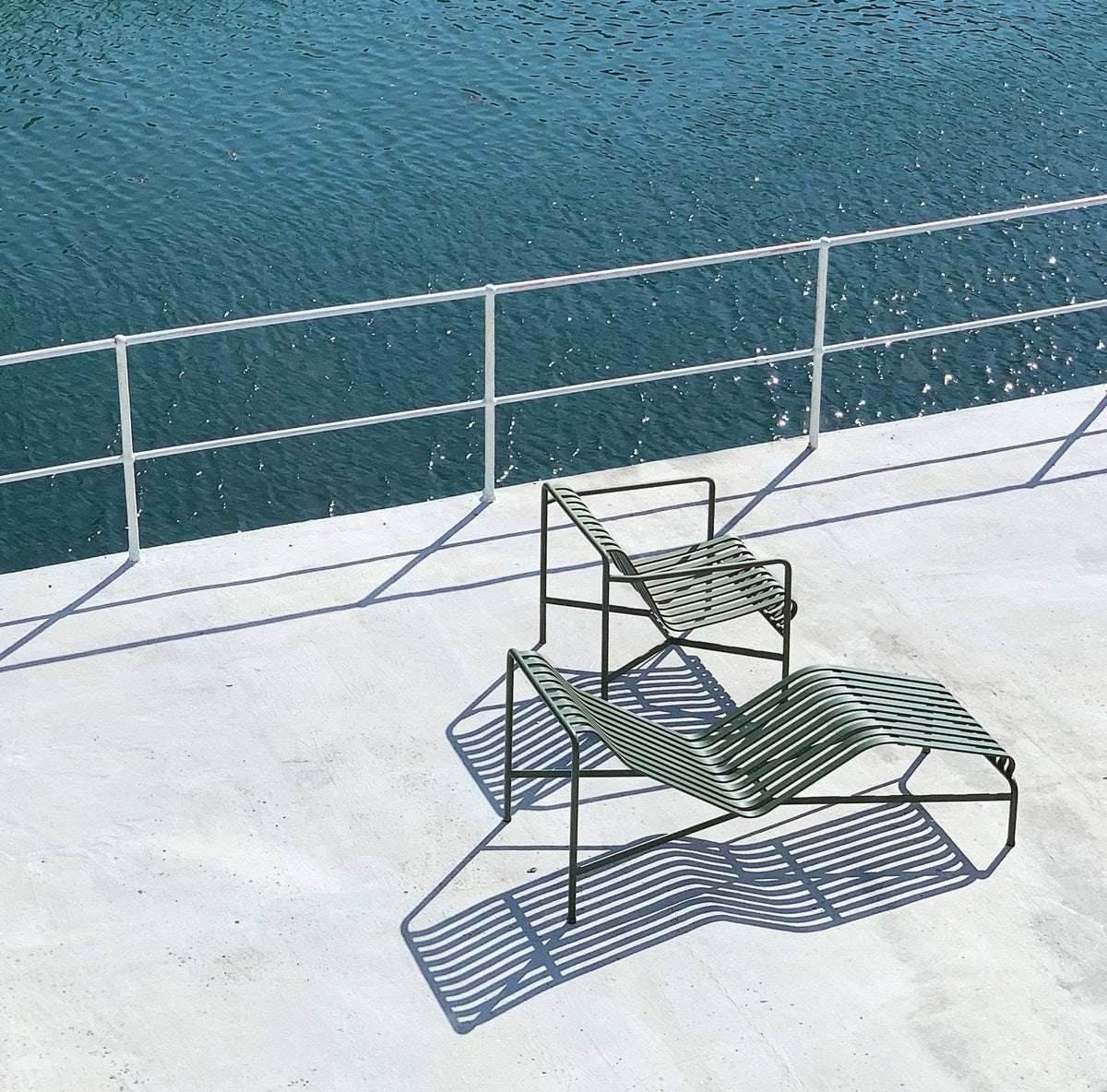 Chaise Longue Palissade - Hay-en situation 2-The Woods Gallery