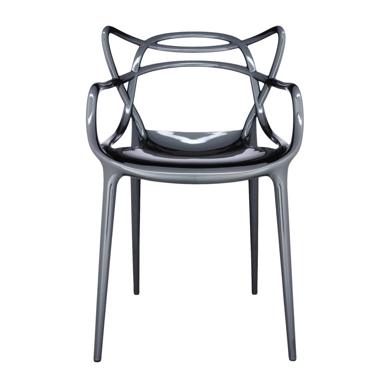 Chaise Masters de Philippe Starck & Eugeni Quitllet - Kartell-Titane (métallisé)-The Woods Gallery