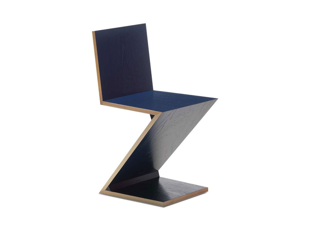 Chaise Zig Zag - Cassina-Bleu-The Woods Gallery