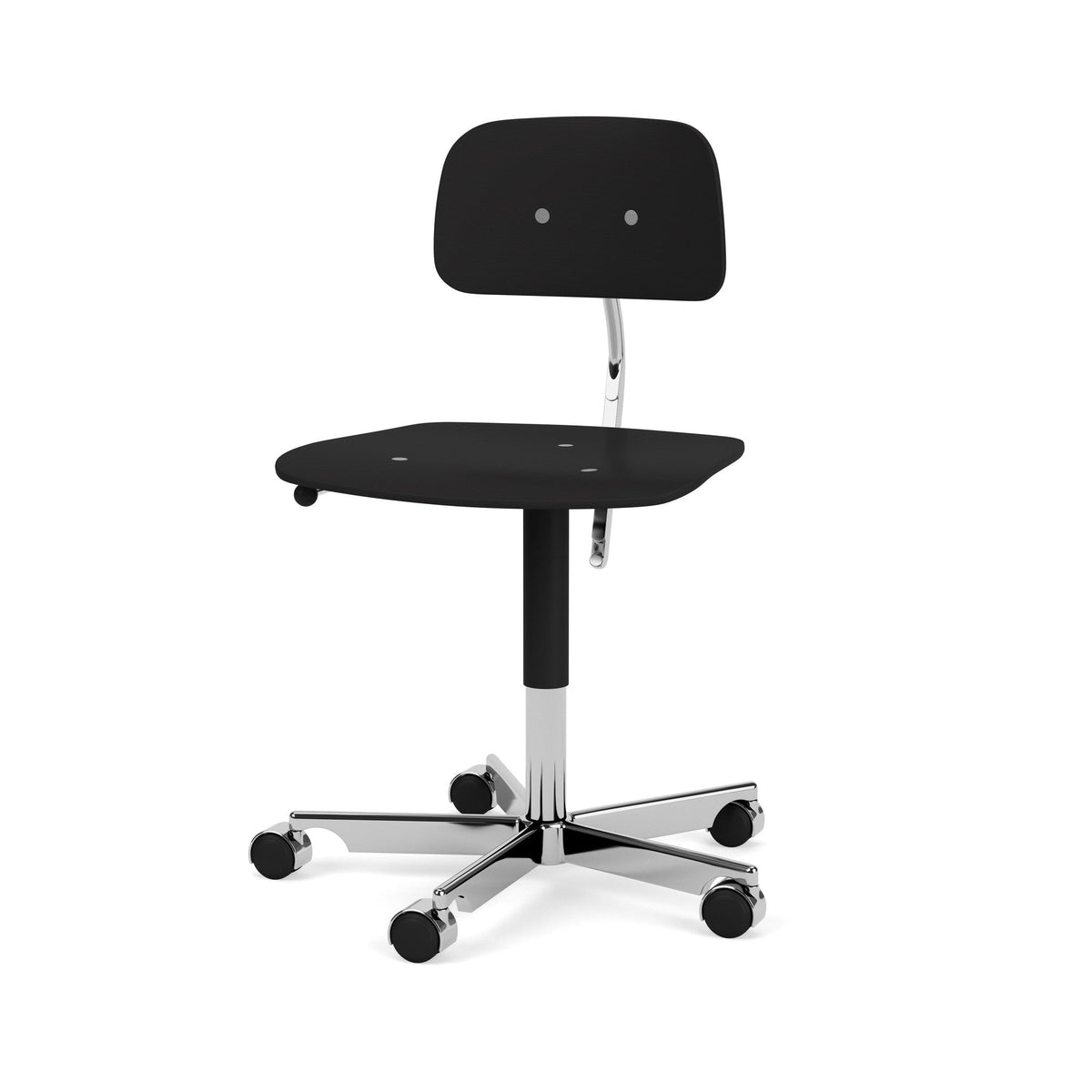 Chaise de bureau Kevi 2533 - Montana Furniture-Black / Chrome-The Woods Gallery