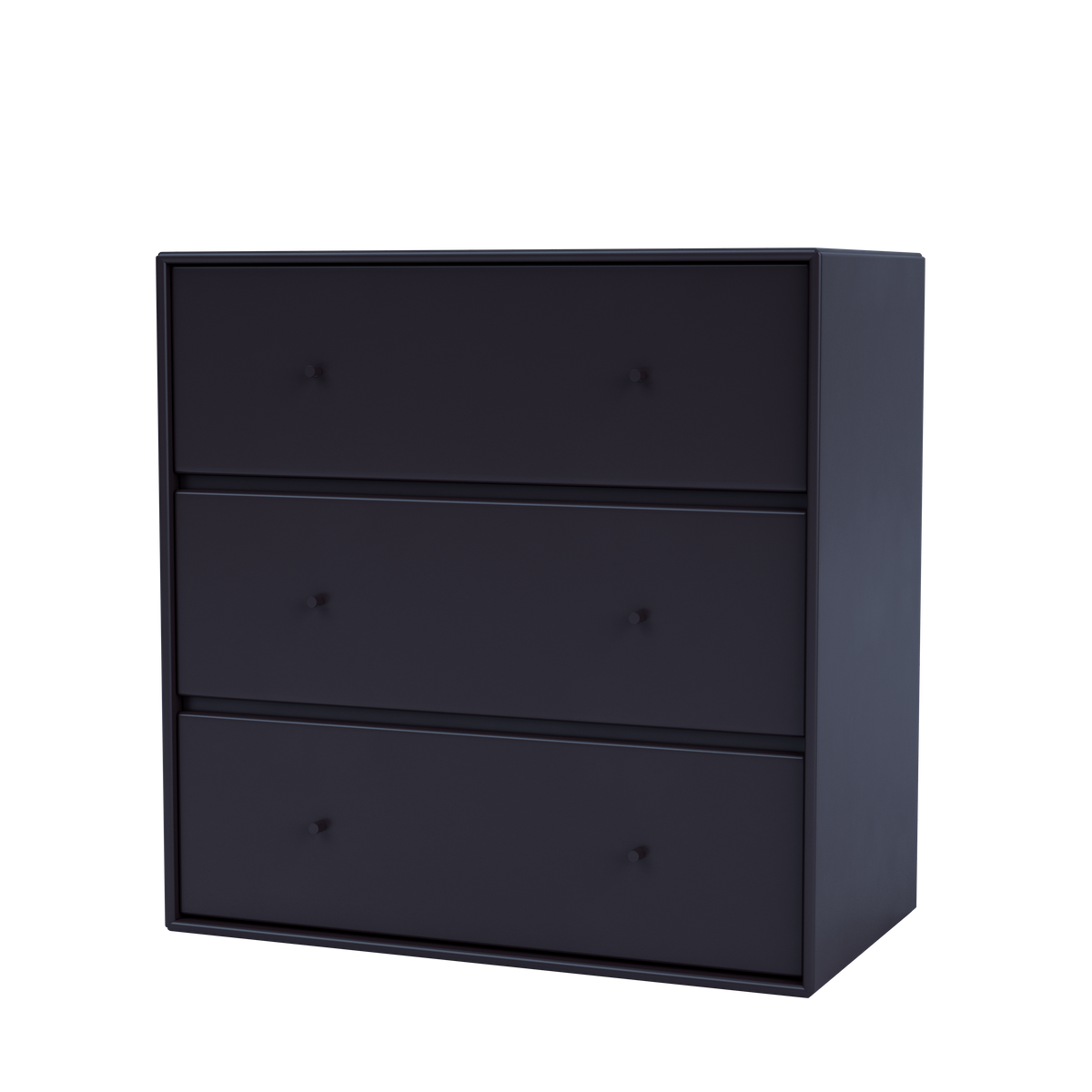 Commode Carry par Peter J. Lassen, laque 147 Shadow, suspendu au mur, packshot Montana