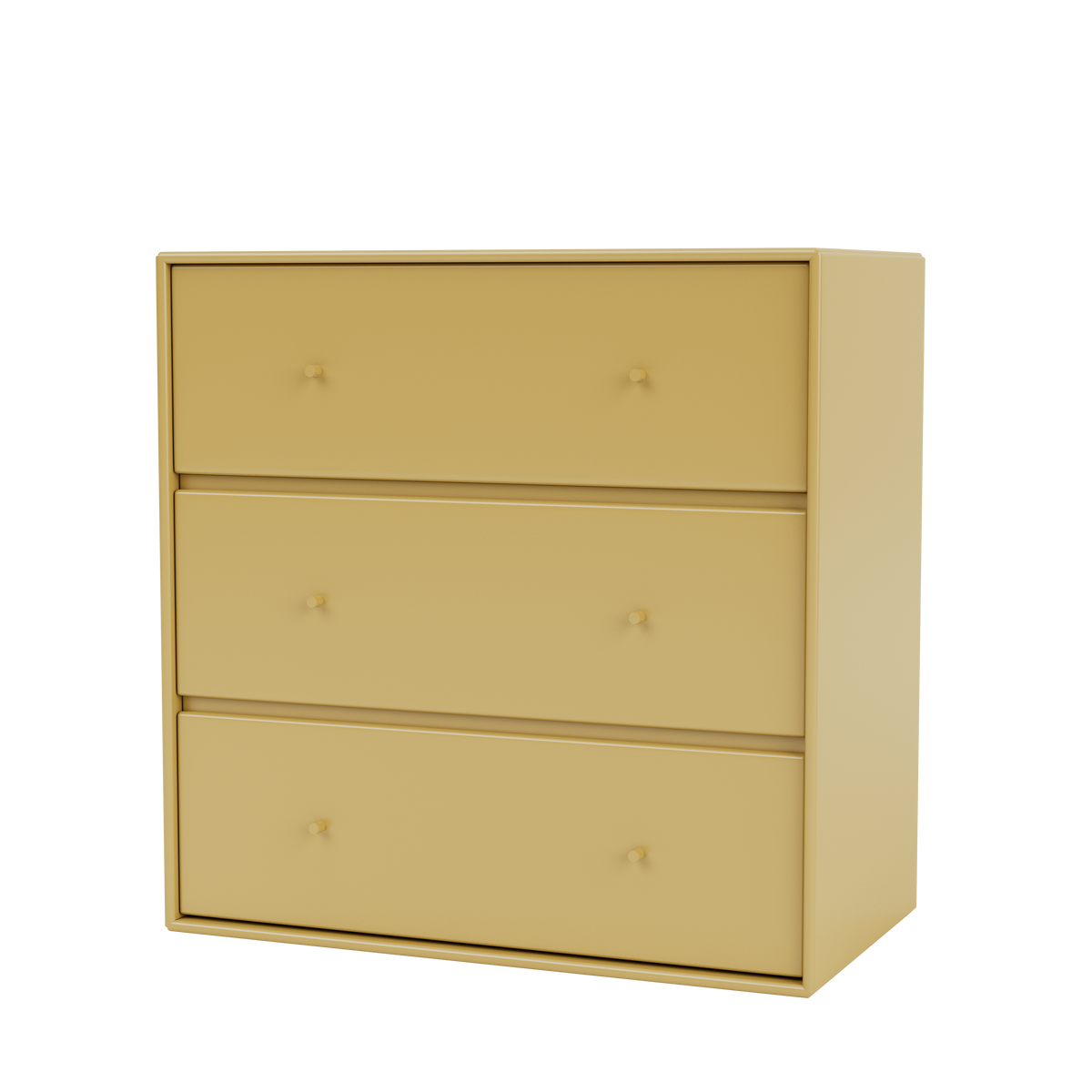 Commode Carry par Peter J. Lassen, laque 157 Cumin, suspendu au mur, packshot Montana