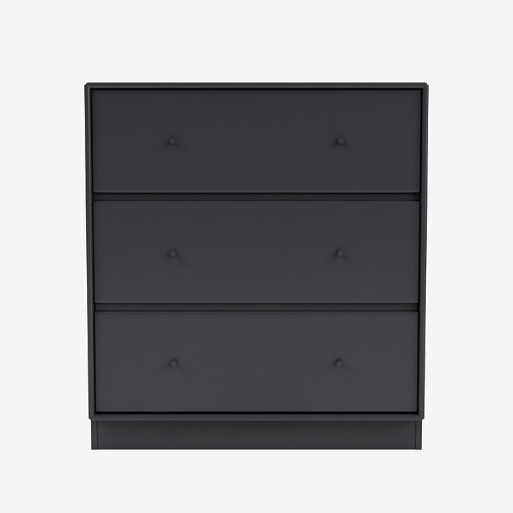 Commode Carry par Peter J. Lassen - Montana-04 Anthracite-Plinthe h 7cm-The Woods Gallery