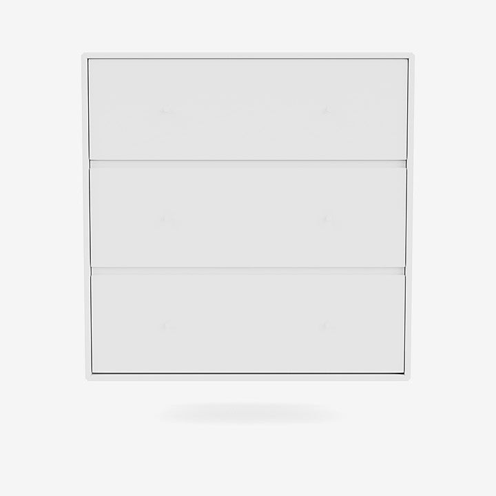Commode Carry par Peter J. Lassen - Montana-101 New white-Avec rail de suspension-The Woods Gallery