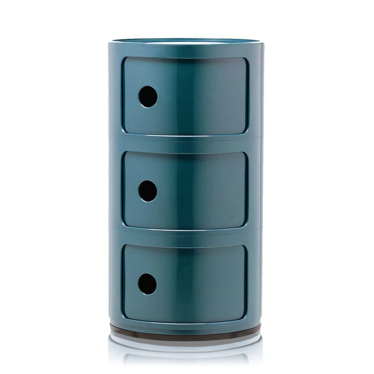 Componibili 3 Modules - Kartell-Classic Bleu-The Woods Gallery