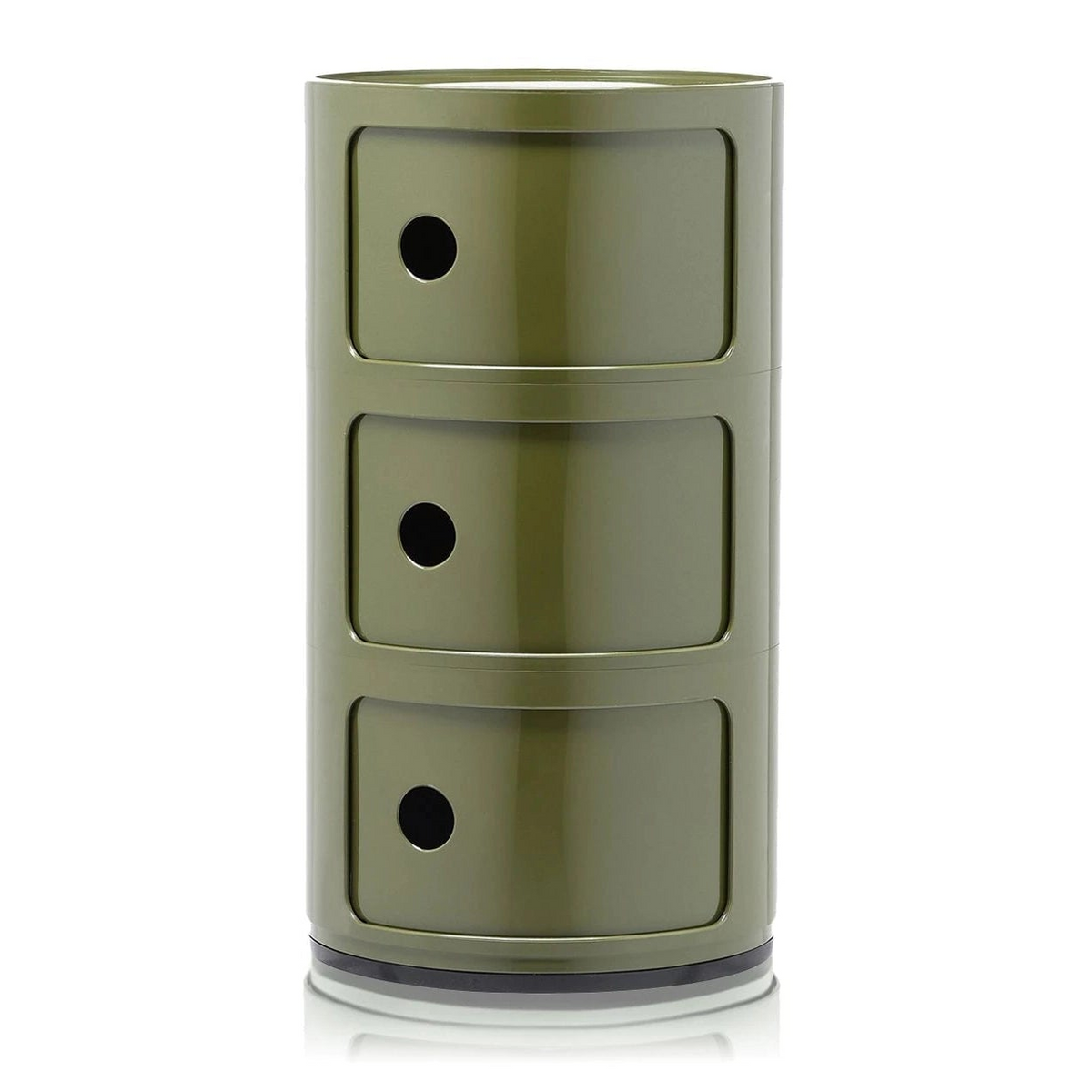 Componibili 3 Modules - Kartell-Classic Vert-The Woods Gallery