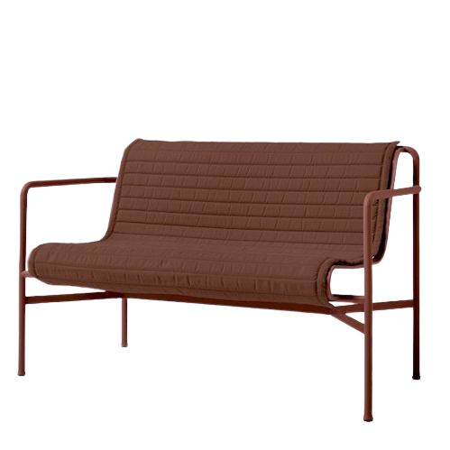 Coussin pour banc de table Palissade - Hay-Rouge fer-The Woods Gallery