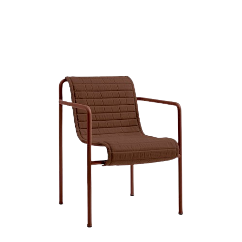 Coussin pour fauteuil de table Palissade - Hay-Rouge fer vue studio 5-The Woods Gallery