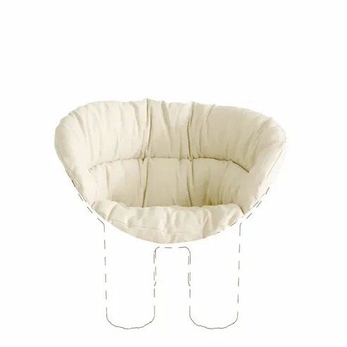 Coussin pour le Fauteuil Roly Poly - Driade-Ivoire-The Woods Gallery