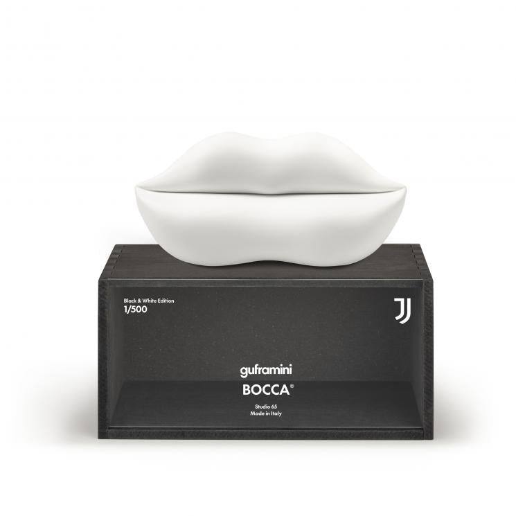 Décoration Guframini Little Bocca Black & White - Gufram x Juventus-The Woods Gallery