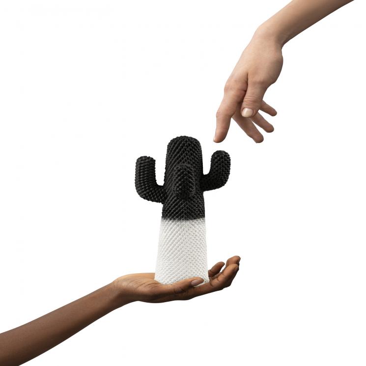 Décoration Guframini Little Cactus Black & White - Gufram x Juventus-The Woods Gallery