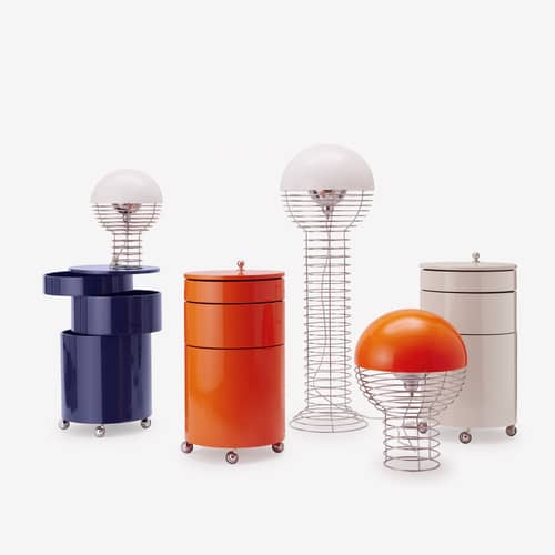 Desserte Barboy de Verner Panton - Verpan-Beige-The Woods Gallery