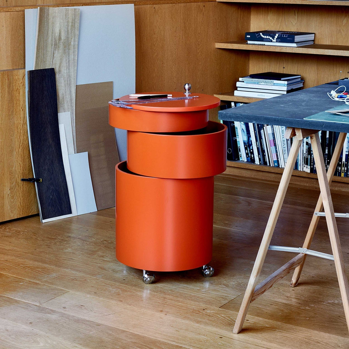 Desserte Barboy de Verner Panton - Verpan-Beige-The Woods Gallery