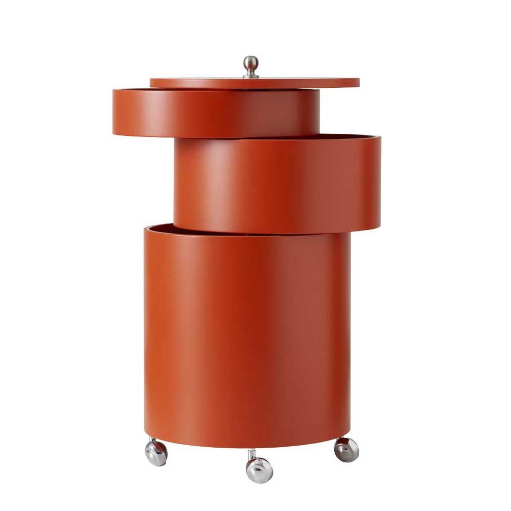 Desserte Barboy de Verner Panton - Verpan-Orange-The Woods Gallery