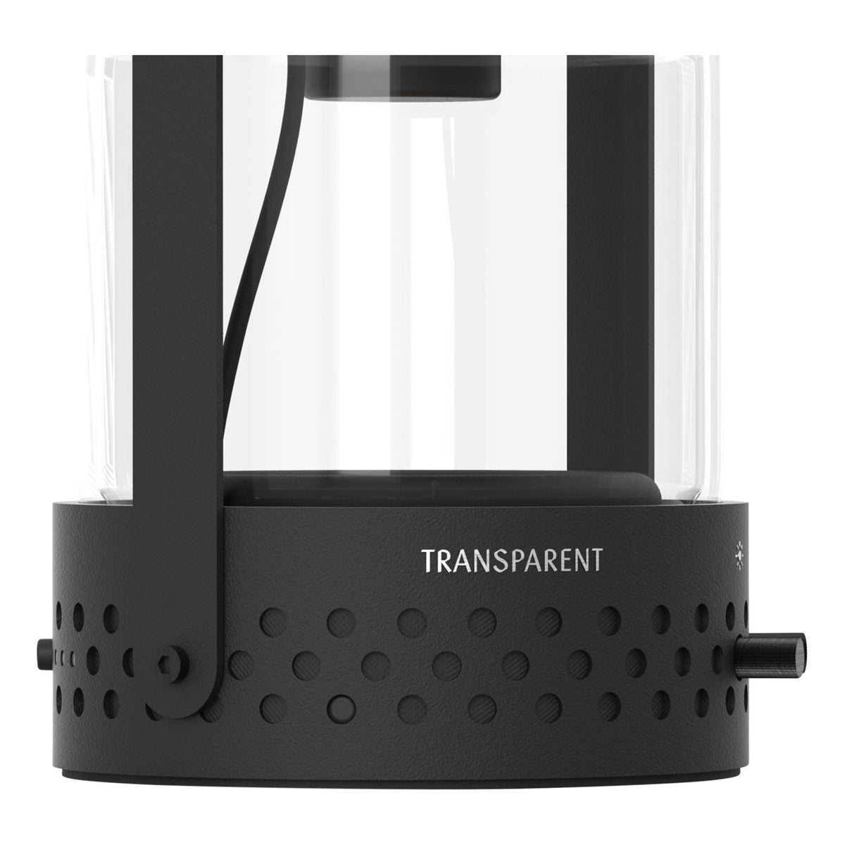 Enceinte Light Air - Transparent Speaker-Noir-The Woods Gallery