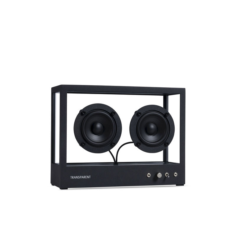 Enceinte Small - Transparent Speaker-Blanc-The Woods Gallery