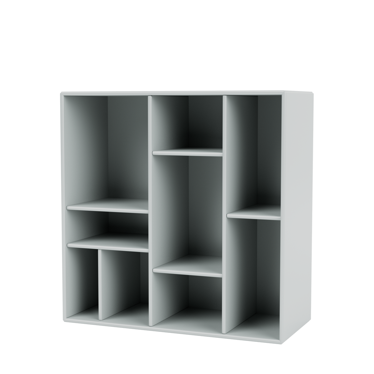 Etagère Compile par Peter J. Lassen, laque 156 Oyster, suspendu au mur, packshot Montana