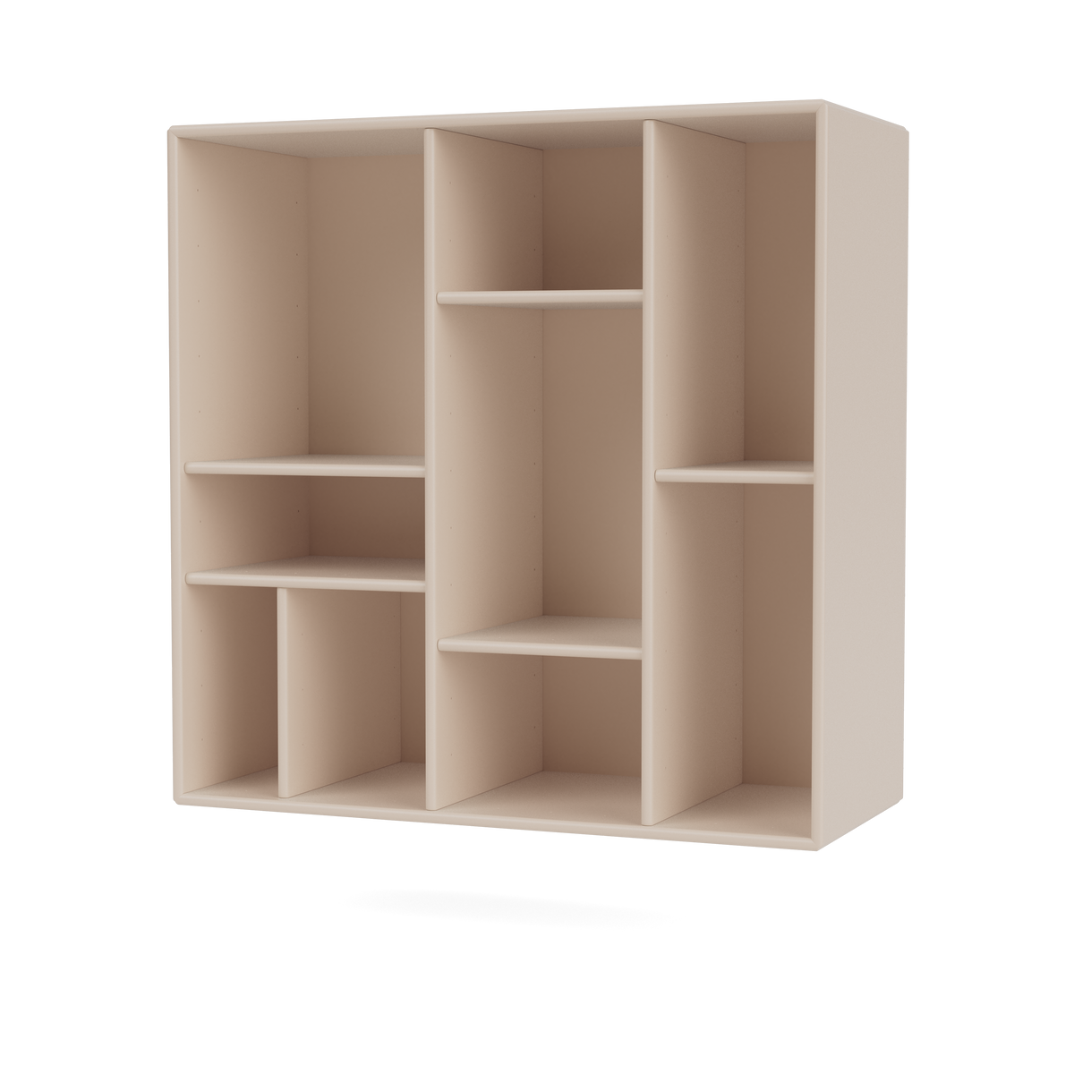 Etagère Compile par Peter J. Lassen, laque 168 Clay, suspendu au mur, packshot Montana