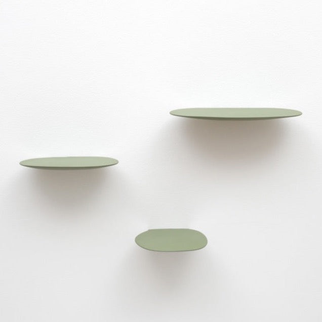 Etagère Isola, lot de 3, de Studio BrichetZiegler - Moustache-Vert Olive-The Woods Gallery