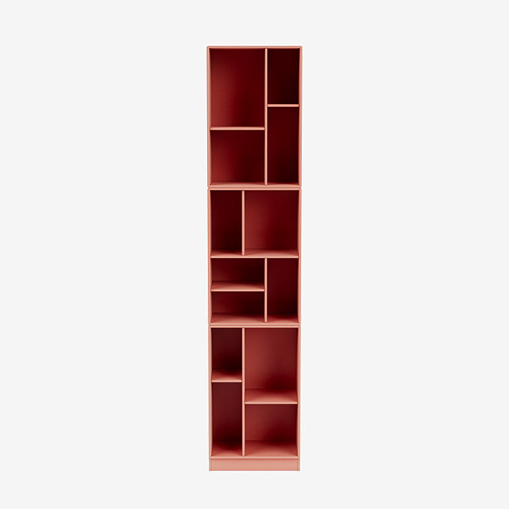 Étagère Loom par Peter J. Lassen - Montana-151 Rhubarb-Plinthe h 7cm-The Woods Gallery