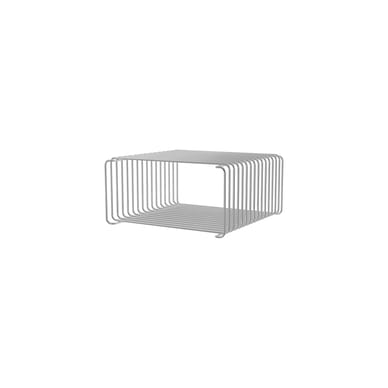 Etagère Panton Wire Half demi Cube Hauteur 17,2 cm prof 34,8 cm - Montana Furniture-Chrome-The Woods Gallery