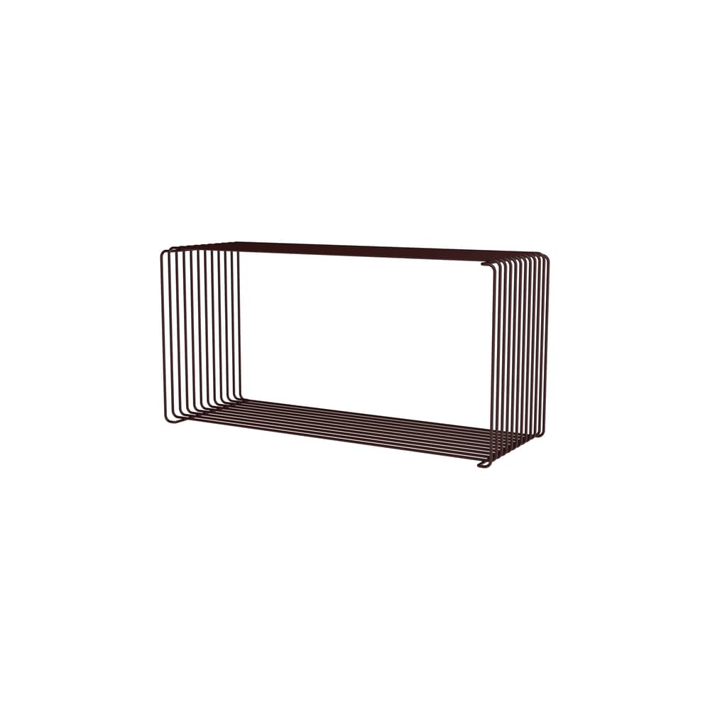 Etagère Panton Wire L 70 cm Rectangle fin profondeur 25,7 cm - Montana Furniture-Black Red-The Woods Gallery