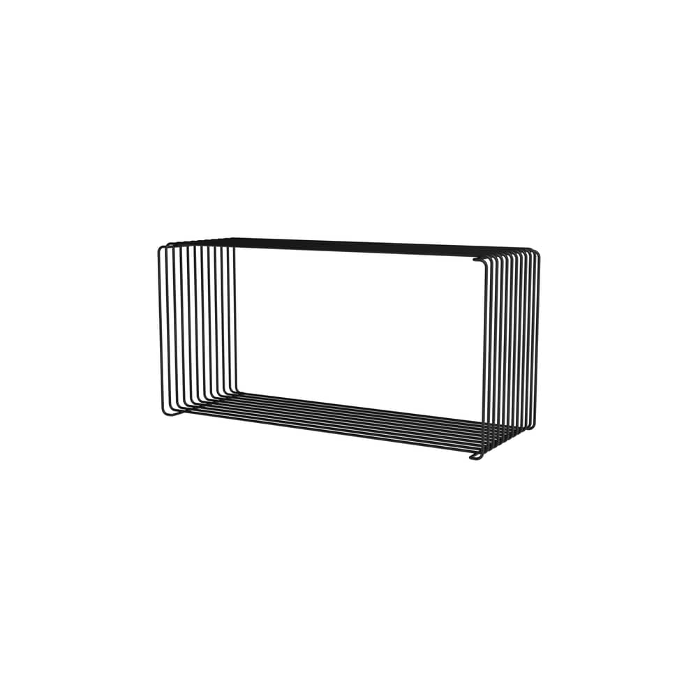 Etagère Panton Wire L 70 cm Rectangle fin profondeur 25,7 cm - Montana Furniture-Noir-The Woods Gallery