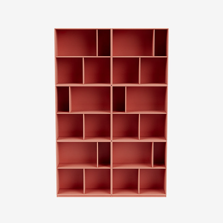 Étagère Read par Peter J. Lassen - Montana-151 Rhubarb-Plinthe h 3cm-The Woods Gallery