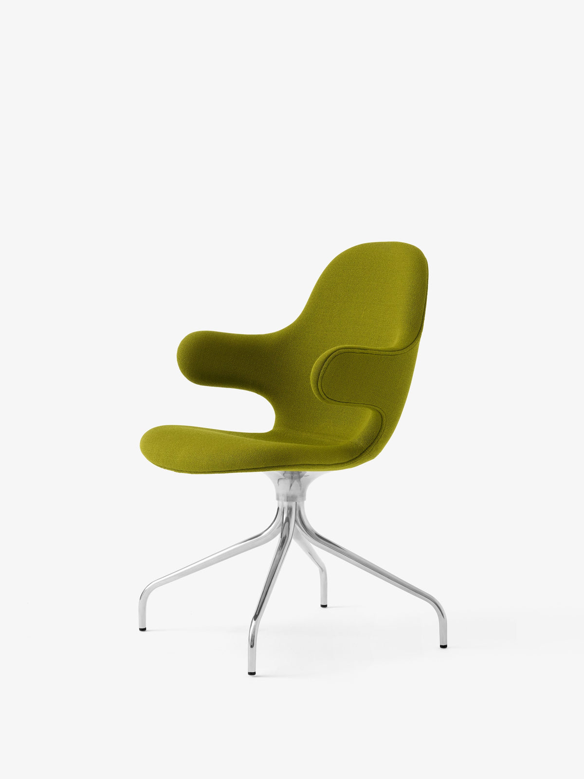 Fauteuil Catch JH1 de Jaime Hayon - &Tradition-Pieds chêne huilé-Tissu groupe 1-The Woods Gallery