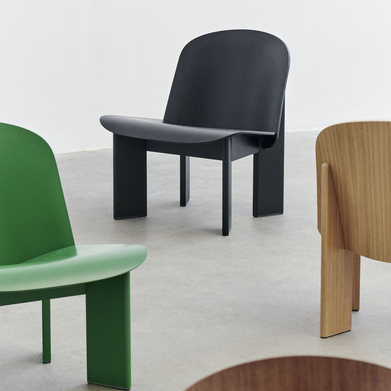 Fauteuil Chisel Bois noir - Hay-The Woods Gallery