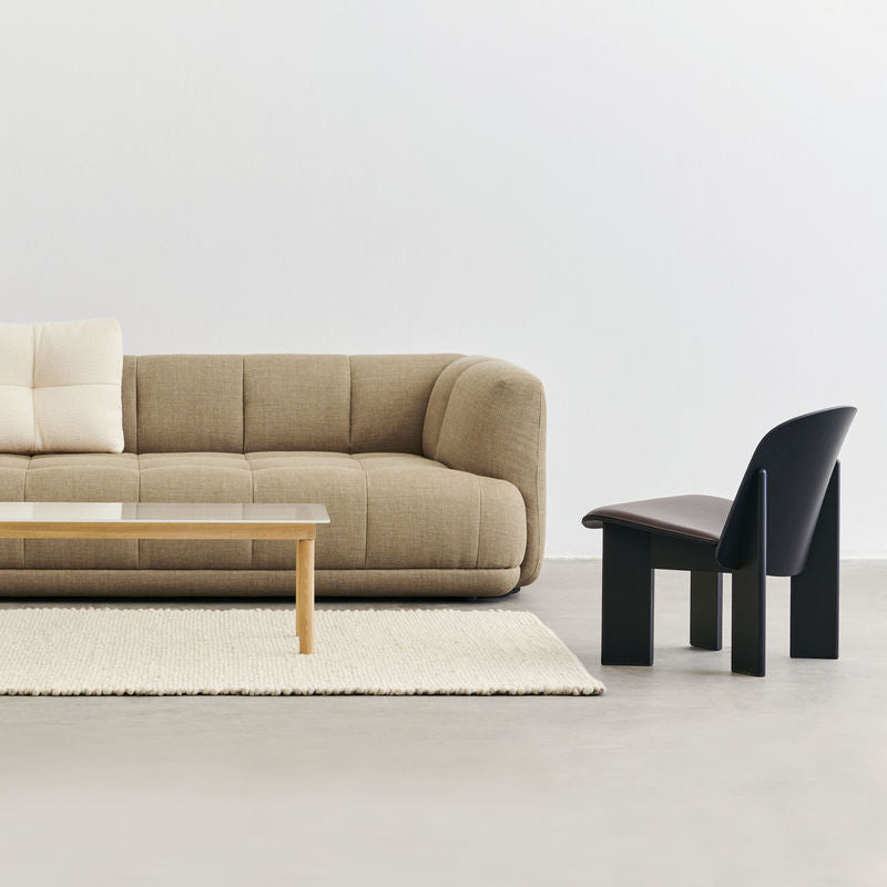 Fauteuil Chisel Cuir Marron - Hay-The Woods Gallery
