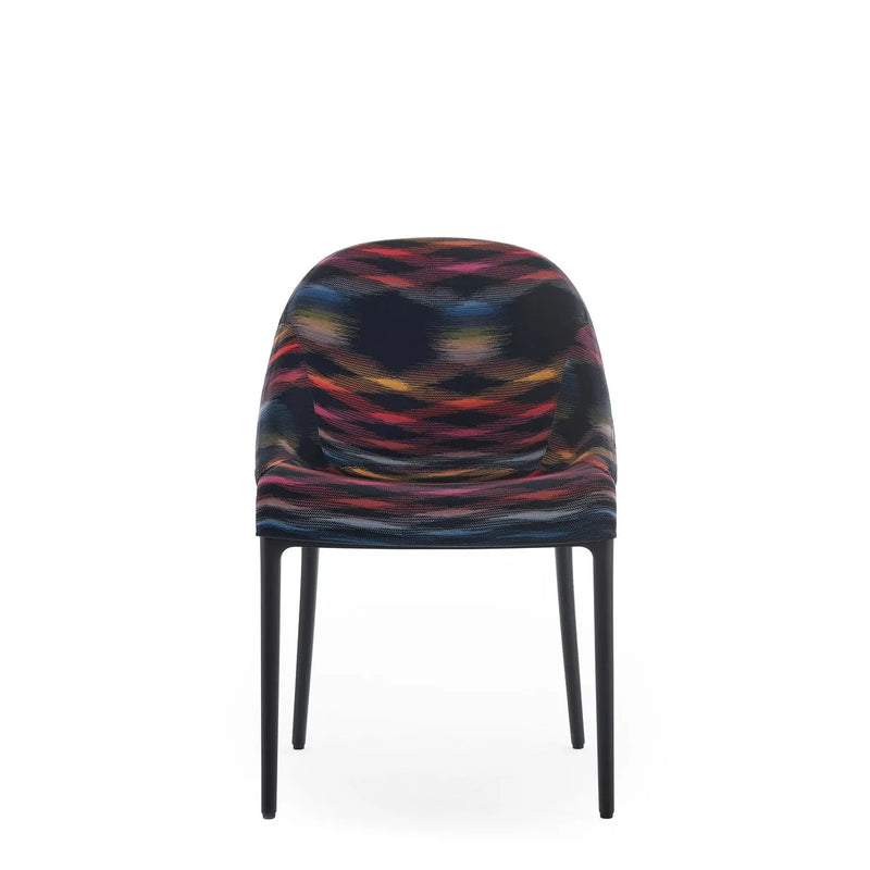 Fauteuil Eleganza Ela Missoni de Philippe Starck - Kartell-Noir-The Woods Gallery