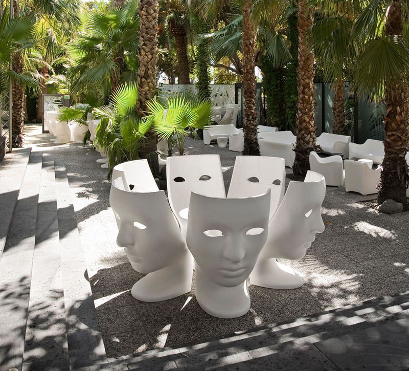 Fauteuil Nemo de Fabio Novembre - Driade-Blanc mat-The Woods Gallery