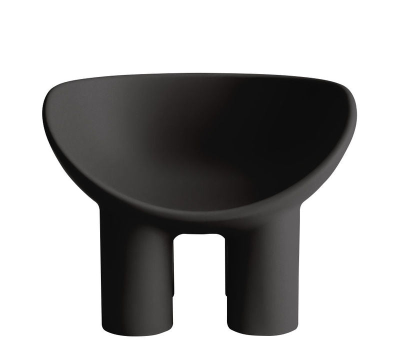 Fauteuil Roly Poly de Faye Toogood - Driade-Charbon-The Woods Gallery