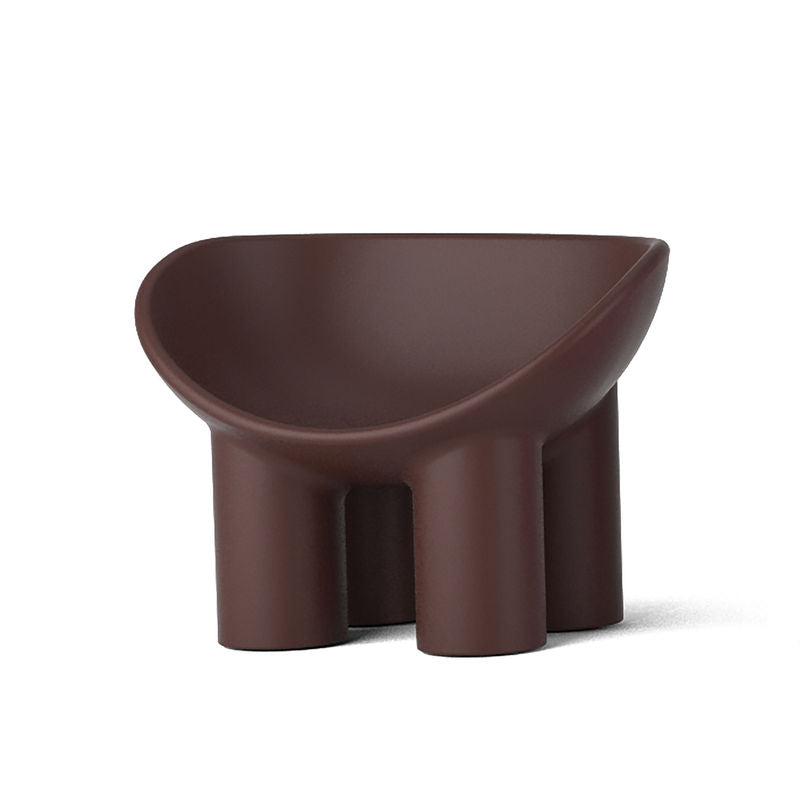 Fauteuil Roly Poly de Faye Toogood - Driade-Marron Peat-The Woods Gallery