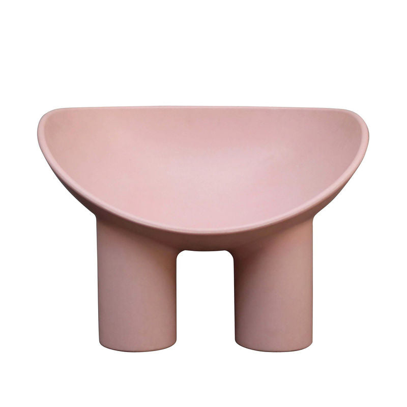 Fauteuil Roly Poly de Faye Toogood - Driade-Rose Flesh-The Woods Gallery