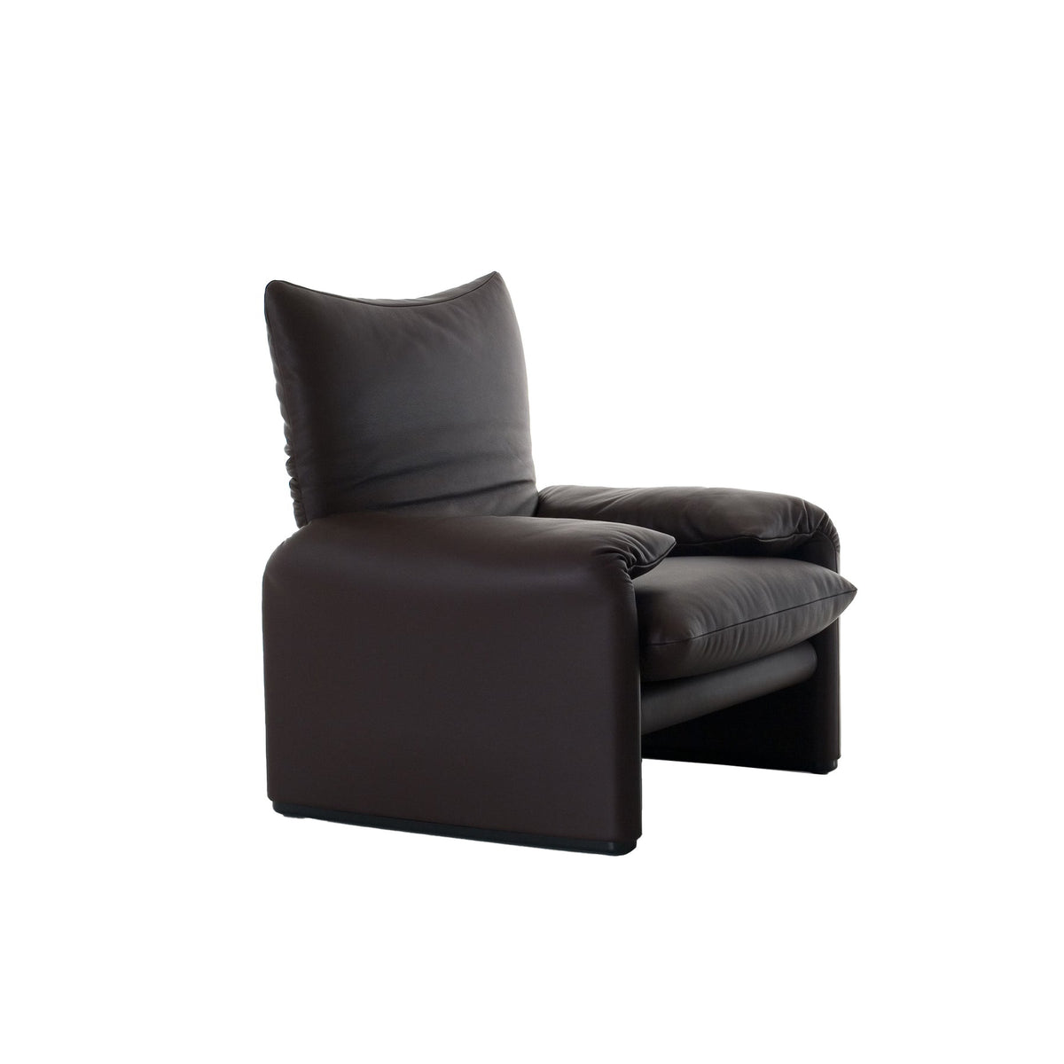Fauteuil en Cuir Maralunga de Vico Magistretti - Cassina-The Woods Gallery