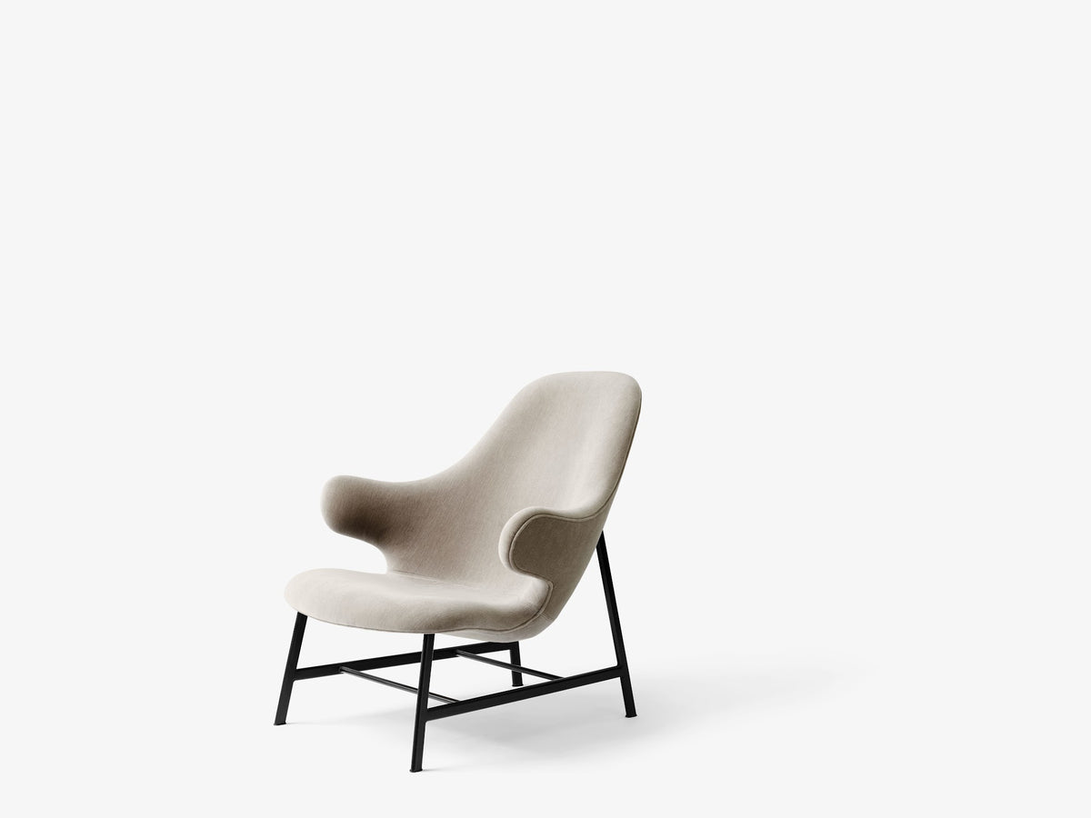 Fauteuil lounge Catch JH13 de Jaime Hayon - &Tradition-Base tube plat-Tissu groupe 1-The Woods Gallery