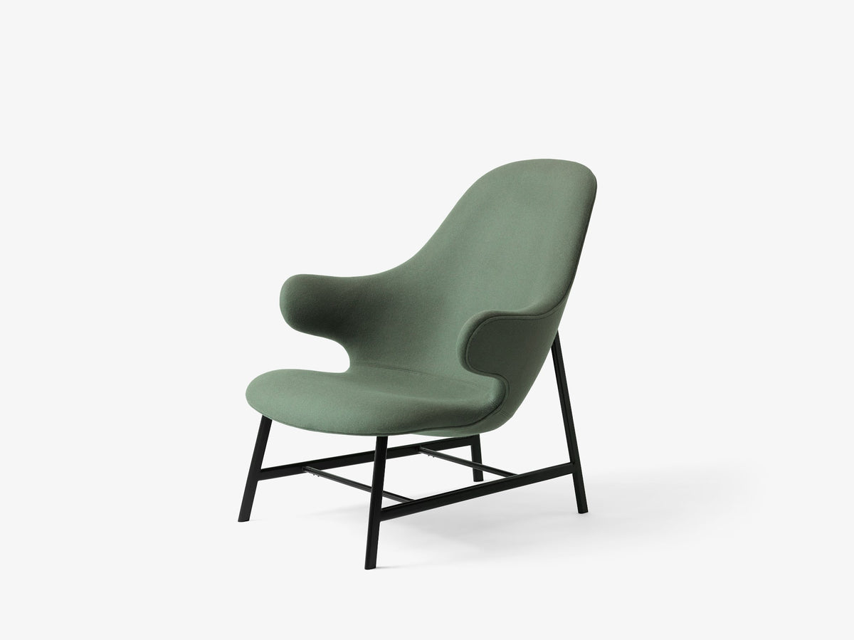 Fauteuil lounge Catch JH13 de Jaime Hayon - &Tradition-Base tube plat-Tissu groupe 1-The Woods Gallery