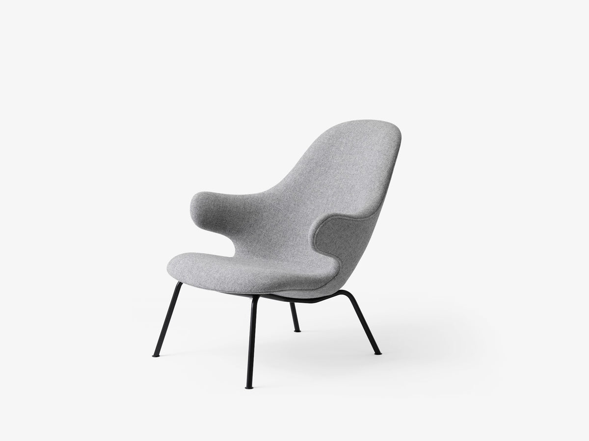 Fauteuil lounge Catch JH13 de Jaime Hayon - &Tradition-Base tube plat-Tissu groupe 1-The Woods Gallery