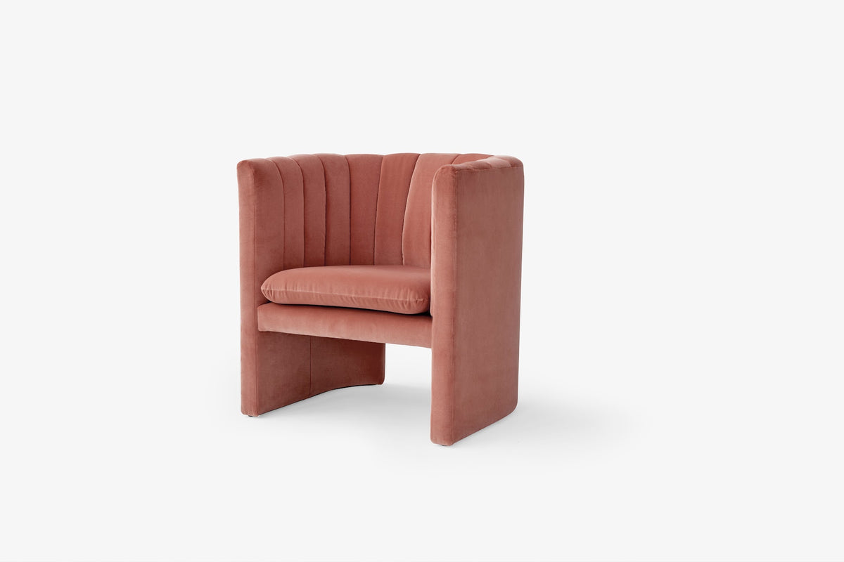 Fauteuil lounge Loafer SC23 de Space Copenhagen - &Tradition-Tissu groupe 1-The Woods Gallery