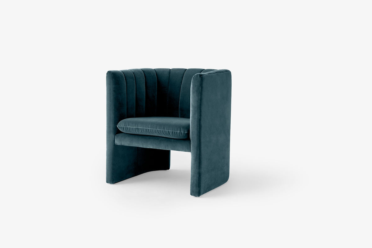 Fauteuil lounge Loafer SC23 de Space Copenhagen - &Tradition-Tissu groupe 1-The Woods Gallery