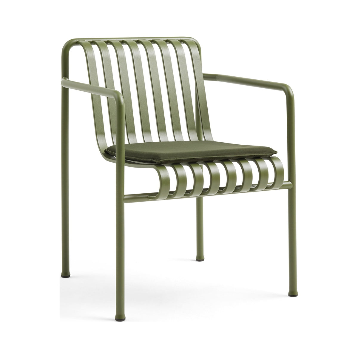 Galette pour fauteuil de table Palissade - Hay-Olive vue studio 3-The Woods Gallery