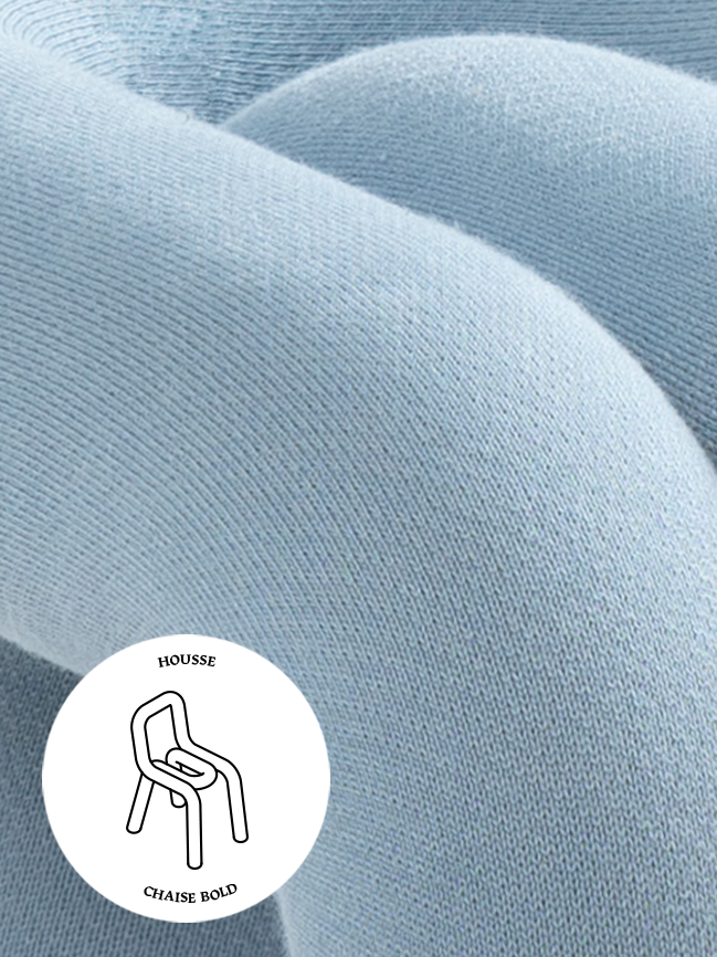 Housse de rechange pour Chaise Bold de Big Game - Moustache-Bleu ciel-The Woods Gallery