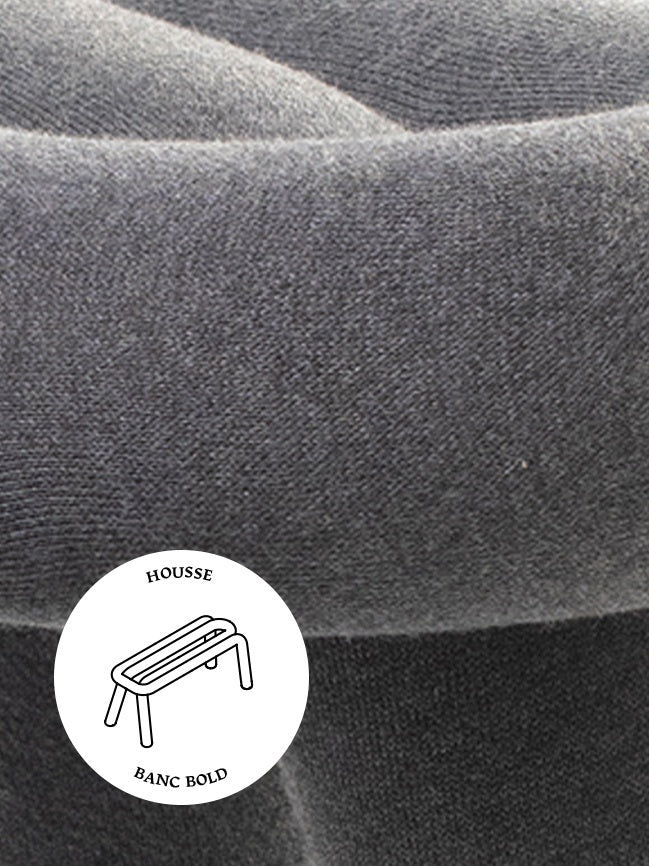 Housse de rechange pour banc Bold de Big Game - Moustache-Gris Foncé-The Woods Gallery