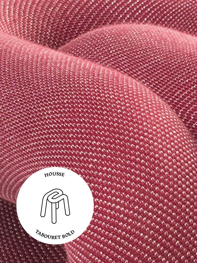 Housse de rechange pour tabouret Bold de Big Game - Moustache-Sparkling Red-The Woods Gallery