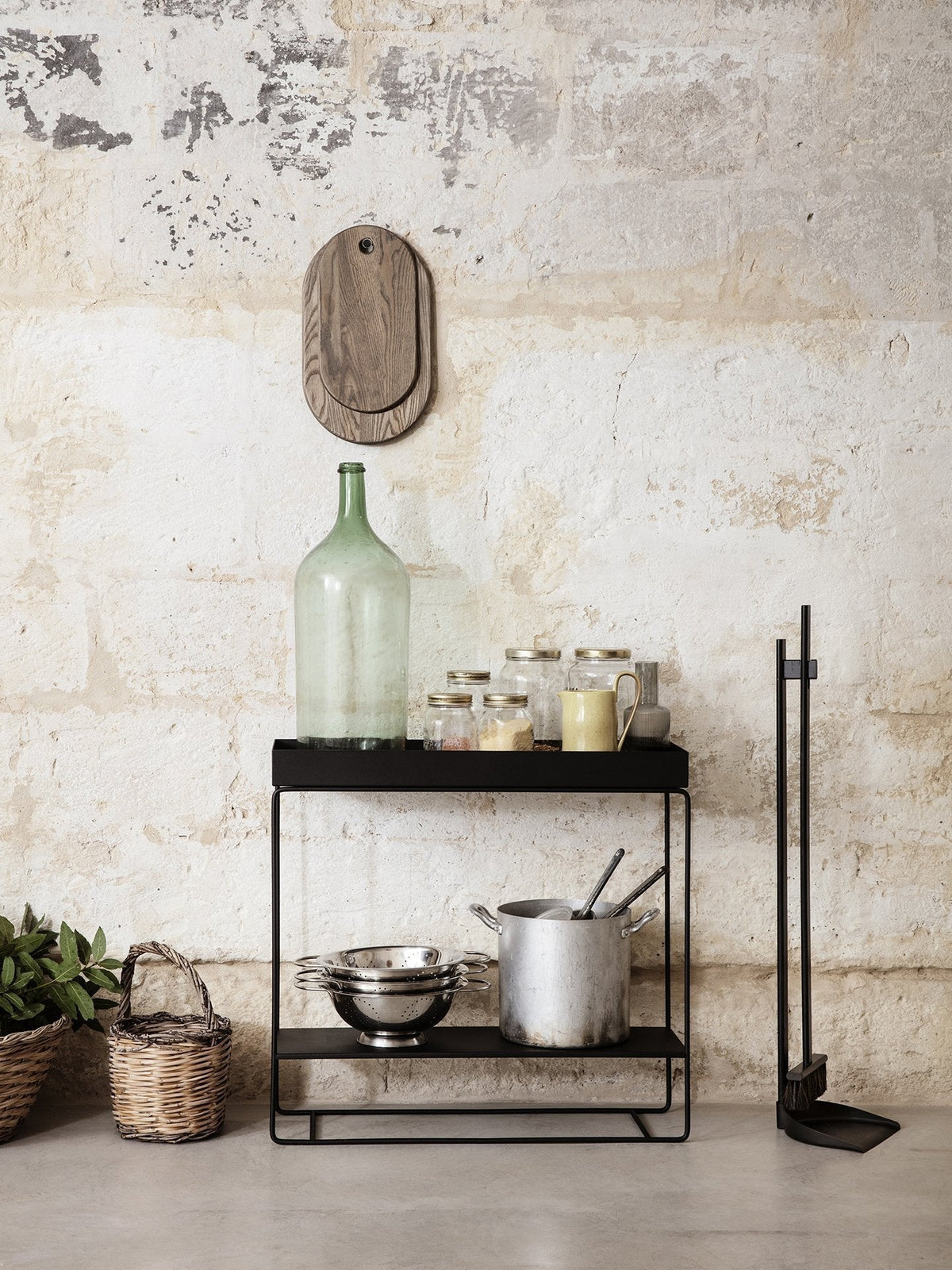 Jardinière Plant Box à 2 niveaux - Ferm Living-Beige-The Woods Gallery